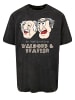 F4NT4STIC Oversize T-Shirt Disney Muppets Late Night Waldorf & Statler in schwarz