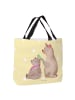 Mr. & Mrs. Panda Tote Bag Bär Kind ohne Spruch in Gelb Pastell