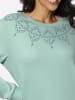 Sieh an! Freizeit-Sweatshirt in kalkmint