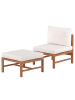 home24 Loungeset Bayton 2-teilig Kombi B in Beige / Braun