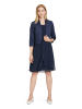 BETTY & CO Chiffonkleid im Layer Look in Navy Blue