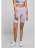 Urban Classics Urban Classics Damen Ladies Color Block Cycle Shorts in lilac/violablue