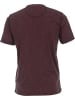 CASAMODA Knopfleisten T-Shirt für Herren in bordeaux