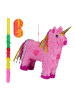 relaxdays 3tlg. Pinata Set "Einhorn" in Pink