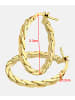 Vanlere Creolen aus 375 Gelbgold