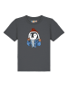 wat? Apparel T-Shirt Pinguin in Grau