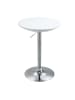 HOMCOM Bartisch in Weiß 61L x 61B x 97H cm