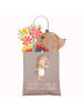 Mr. & Mrs. Panda Tasche Igel Wein mit Spruch in Braun Pastell