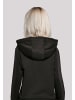 F4NT4STIC Hoodie Rosa Blumenkranz in schwarz