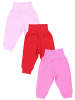 TupTam Baby Mädchen Lange Pumphose 3er Pack in rosa/rot