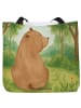 Mr. & Mrs. Panda Tote Bag Bär Schulterblick Design ohne Spruch in Weiß