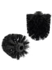 eluno Ersatz-Bürstenköpfe 2tlg. Set Schwarz