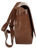Bruno Banani Umhängetasche Mandala echt Leder in cognac