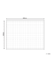 Beliani Gewichtsdecke NEREID in Rosa - (W) 150 x (H) 2 x (L) 200 cm