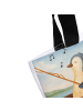 Mr. & Mrs. Panda Shopper Pinguin Angelboot Design mit Spruch in Weiß