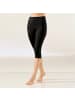 REDBEST Single-Jersey Capri-Leggings im 2er-Pack in schwarz