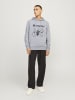 Jack & Jones Kapuzenpullover in Light Grey Melange