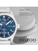 Oozoo Analog-Armbanduhr Oozoo Timepieces silber groß (ca. 42mm)