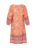 gaya Women Dress in Orange Multicolor