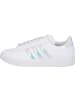 adidas Schnürschuhe in white/clear pink