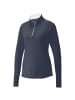 Puma Langarmshirt W Gamer 1/4 Zip in Dunkelblau