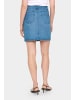 SAINT TROPEZ Rock GabiSZ Gerade Passform in Medium Blue Denim