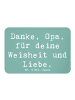 Mr. & Mrs. Panda whiteboardmagnet Spruch Opa Weisheit und Liebe ... in Meeresbrise