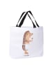 Mr. & Mrs. Panda Tote Bag Igel Wein ohne Spruch in Weiß