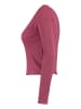 Hailys Shirt 2er-Set Figurbetont Rippoptik Langarm in Rosa-2