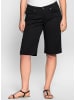 sheego Bermudas in schwarz