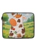 Mr. & Mrs. Panda Laptop Tasche Kuh Design ohne Spruch in Weiß