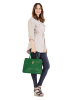 Cluty Handtasche echt Leder in grün