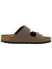 Birkenstock Sandale Arizona Big Buckle Birko-Flor Nubuk schmal XT in braun