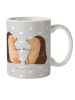 Mr. & Mrs. Panda Kaffeetasse Igel Liebe ohne Spruch in Grau Pastell