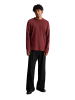 Marc O'Polo DENIM Heavy Weight Longsleeve relaxed in Burgundy