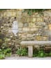 relaxdays Wandbrunnen in Weiß - (B)24,5x (H)40 x (T)13 cm