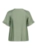 KAFFE curve Kurzarm-Bluse KCmeriana Regular fit in Oil Green