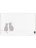 Cawö Cawö Badematten CUTE CATS You & Me 6263 platin/weiß - 76 in platin/weiß - 76