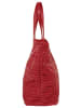 Samantha Look Shopper echt Leder in rot