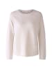 Oui Pullover KEIKO 100% Bio-Baumwolle in offwhite melang