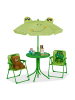 relaxdays Camping Kindersitzgruppe "Frosch" in Grün