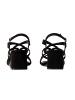 Divine Factory Sandalen mit Absatz Schwarz