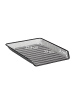 relaxdays Dokumentenablage in Schwarz - (B)30 x (H)37,5 x (T)35,5 cm
