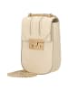 Seidenfelt Roros East-West - Umhängetasche 23 cm (black) in beige/gold