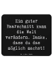 Mr. & Mrs. Panda Mauspad Spruch Friseur Wunder mit Spruch in Schwarz