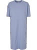 Urban Classics Urban Classics Damen Ladies Organic Oversized Slit Tee Dress in violablue