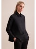 Seidensticker Hemdbluse Regular in Schwarz