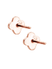 Elli Ohrringe 925 Sterling Silber Kleeblatt, Geo in Rosegold