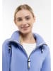 Schmuddelwedda Lange Sweatjacke in Violettblau