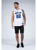 Gorilla Wear Muskelshirt - San Mateo Jersey - Weiß/Blau